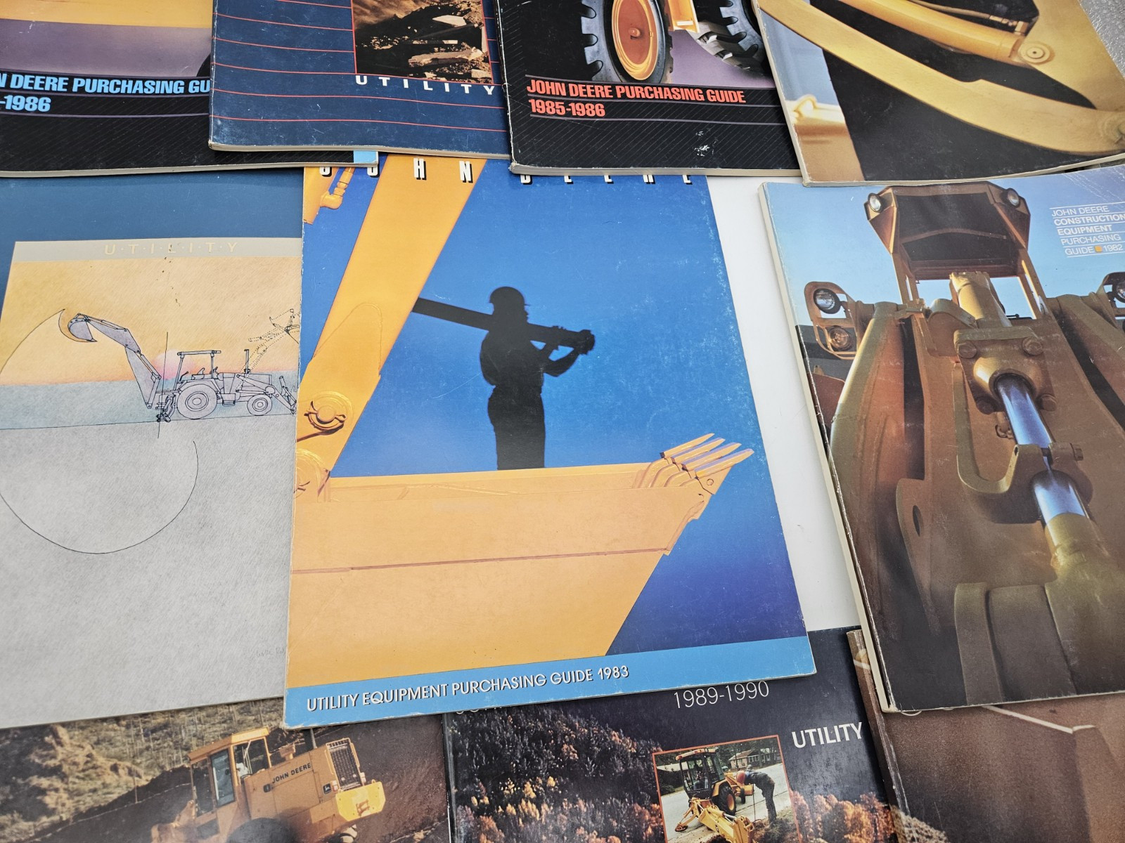 1980s John Deere Excavator Loader Construction Utility Purchasing Guide Lot 15