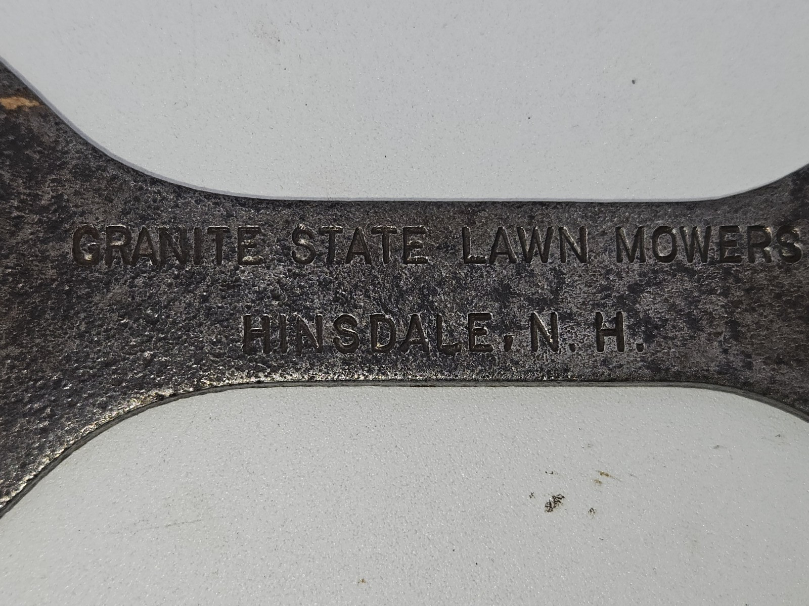 Antique Granite State mowing machines, Mowers parts & Sales catalogs and Wrench