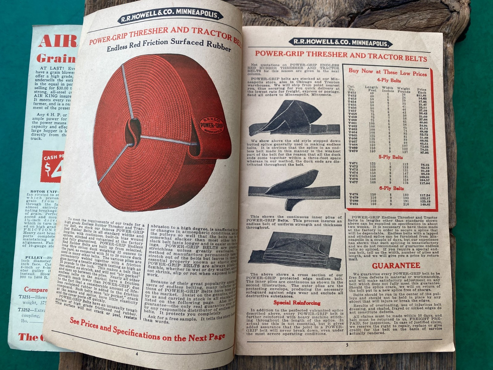 R.R. Howell Thresher & Power Farming Supply Catalog T-34 Minneapolis MN 1934