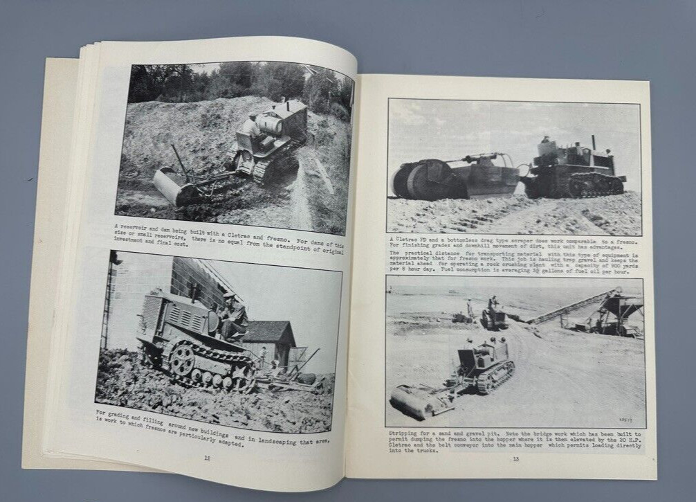 1937 CLETRAC Crawler EARTH Movng CLEVELAND TRACTOR Machinery BULLDOZER Advertise