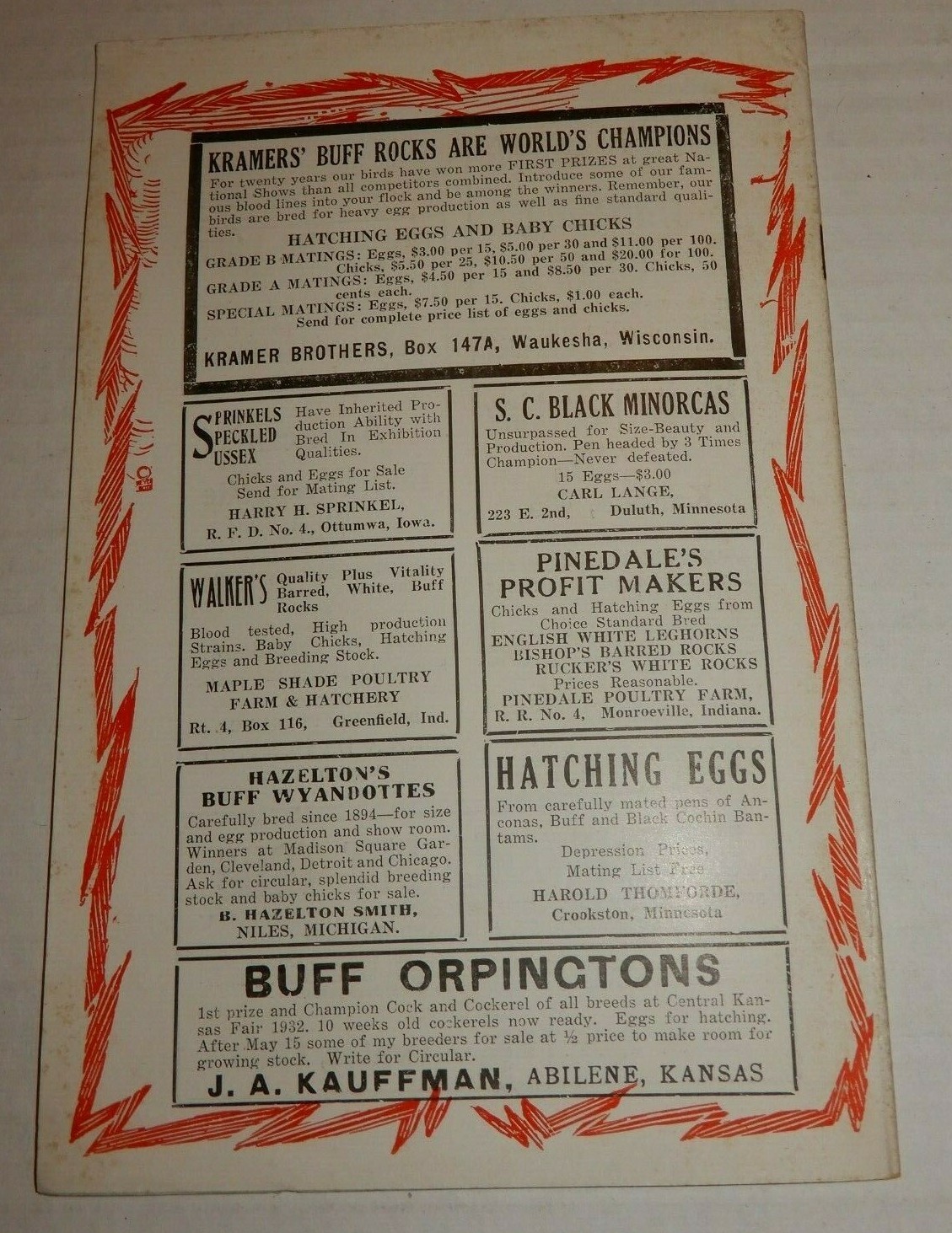 Vintage The Breeders World Magazine Booklet April 1933 Vol VIII No 4