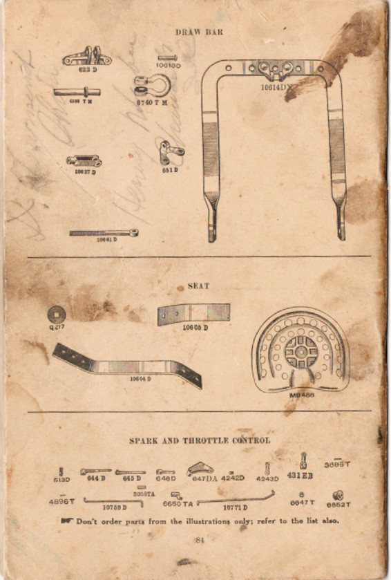 1924 McComick-Deering Operating Instructions – 10-20 H. P. Gear Drive Tractor