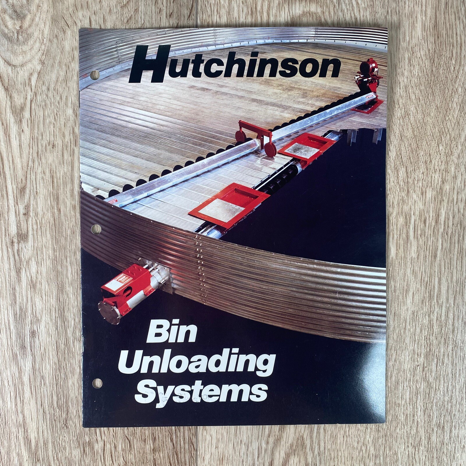 Farm Equipment Brochure Hutchinson Bin Unloading Systems from Moorhead, MN