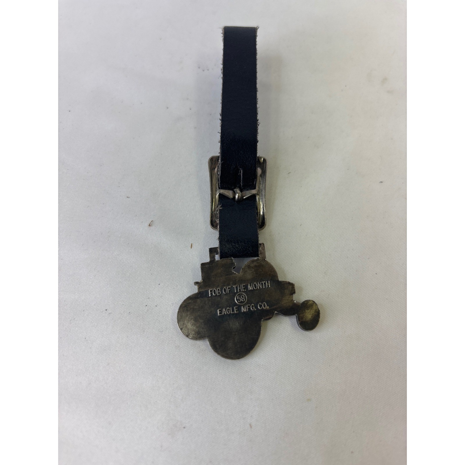 Vintage Waterloo Gas Engine & Eagle Mfg Co Tractor Watch Fobs Leather Straps 2pc