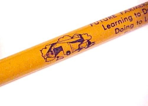 Future Farmers of America Knoxville Chapter Lead Pencil Vintage Iowa Advertising