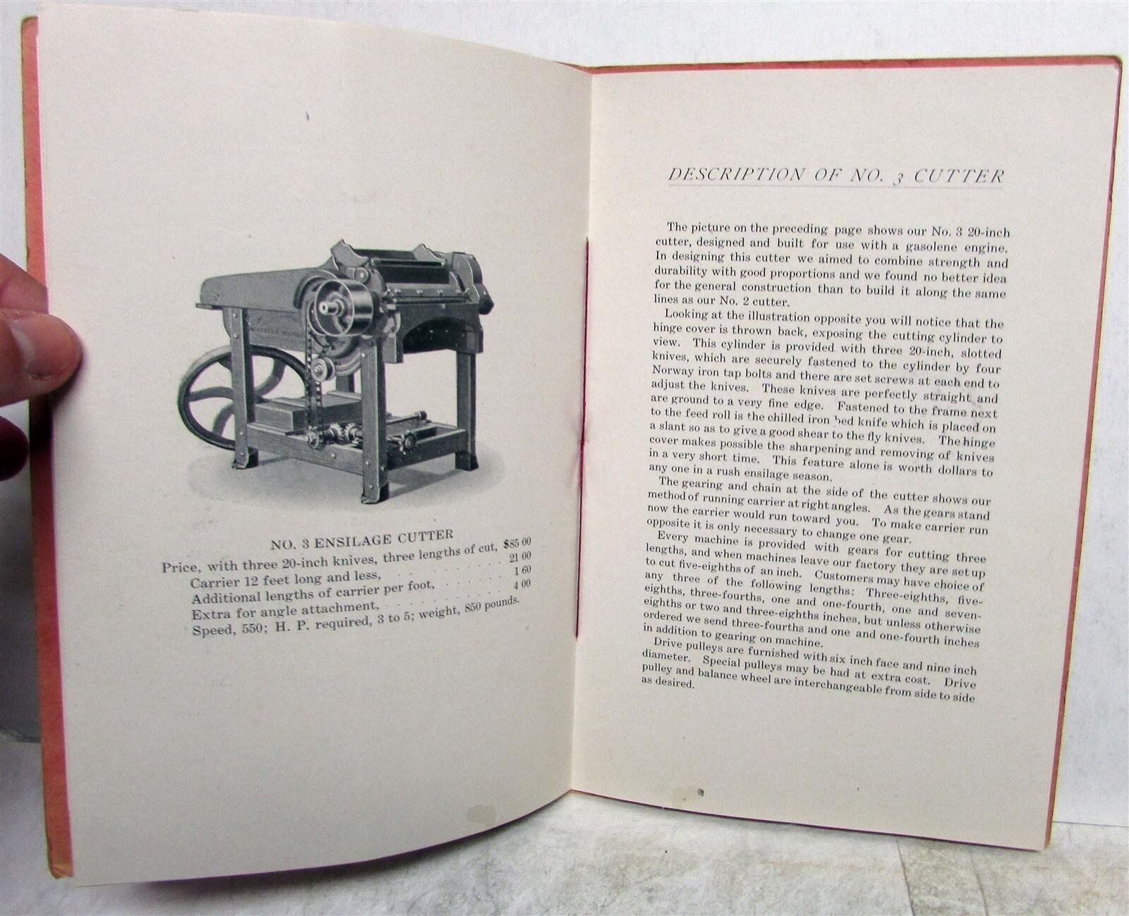 1907 Daniels Machine CO Cutters & Carriers Pricing Specifications Sales Catalog