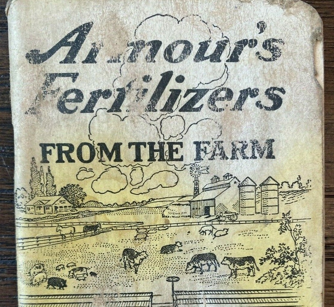 Armours Fertilizers Farmer Pocket Memo Book Reference Calendars Used 1918 1921