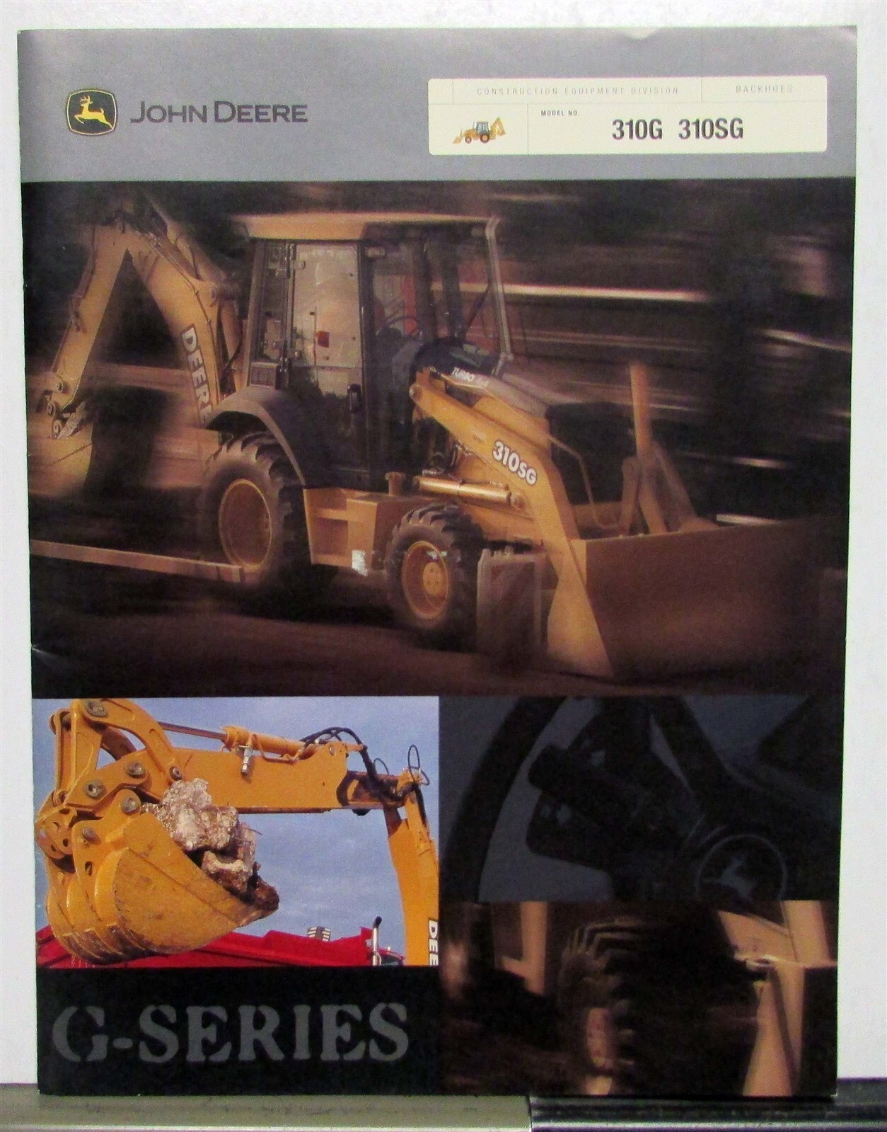 2003 John Deere 310G 310SG Backhoe Construction Diagrams Sales Brochure