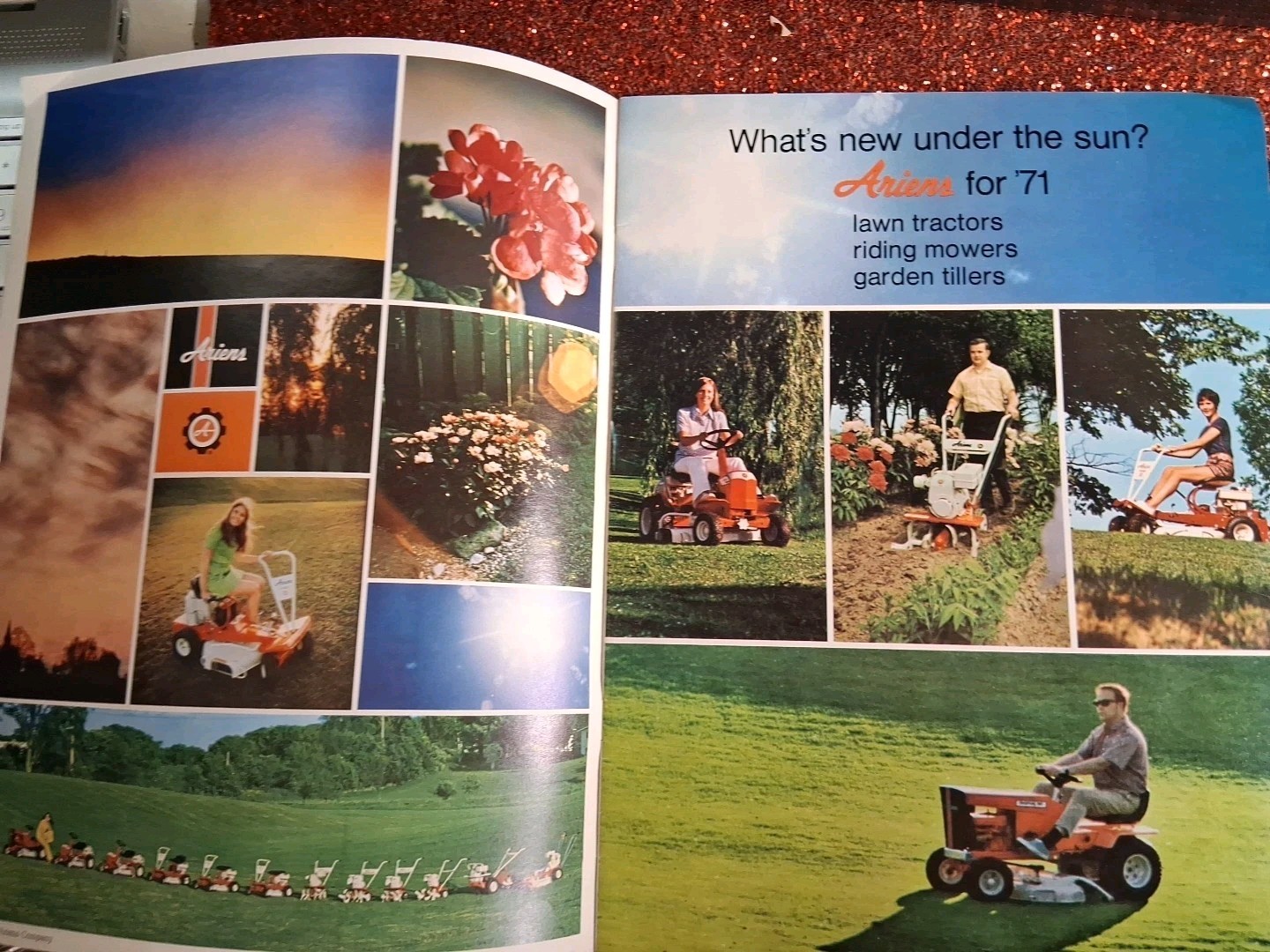 What&rsquo;s new ariens 1971 lawn tractors booklet brochure Tillers Mowers Free Shippi