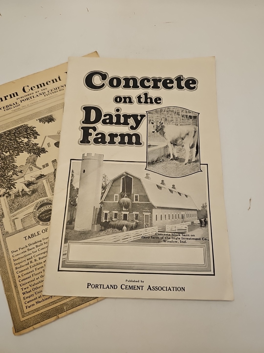 3 farm catalog concrete cement 1918 etc dairy portland silo book