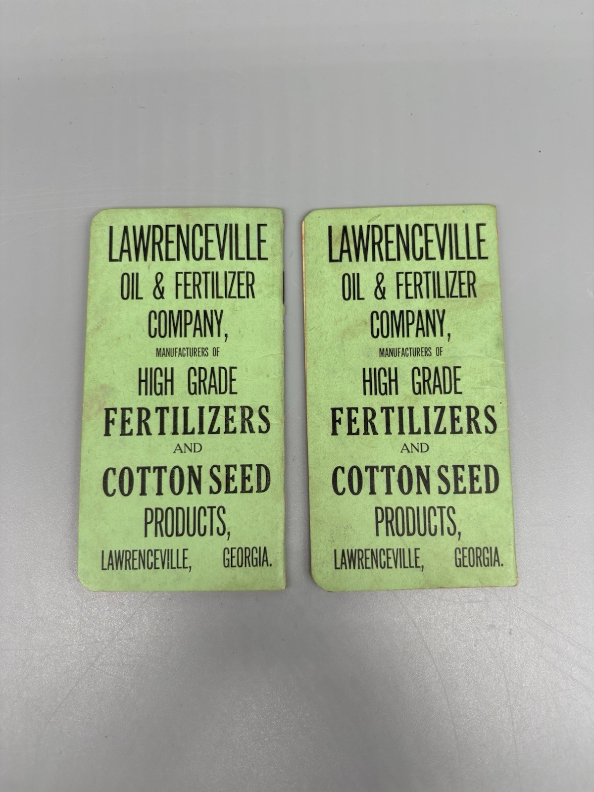 Lawrenceville Oil & Fertilizer 1910s Fert & Cotton Seed Products Georgia
