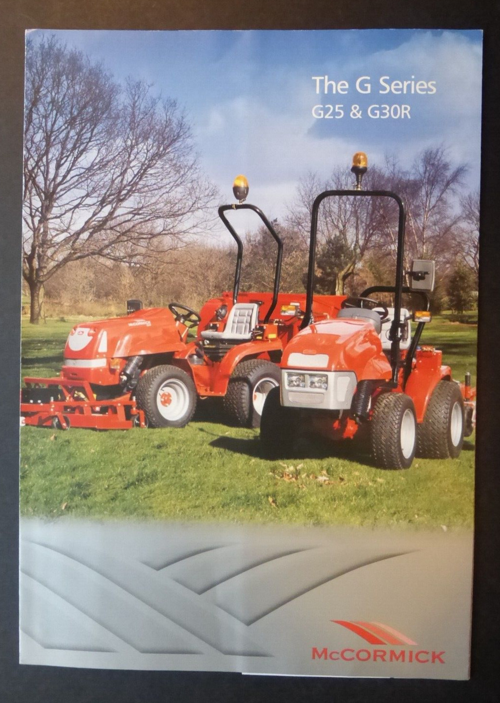 VTG Ad Sales Brochure Catalog McCormick G Series G25 G30R