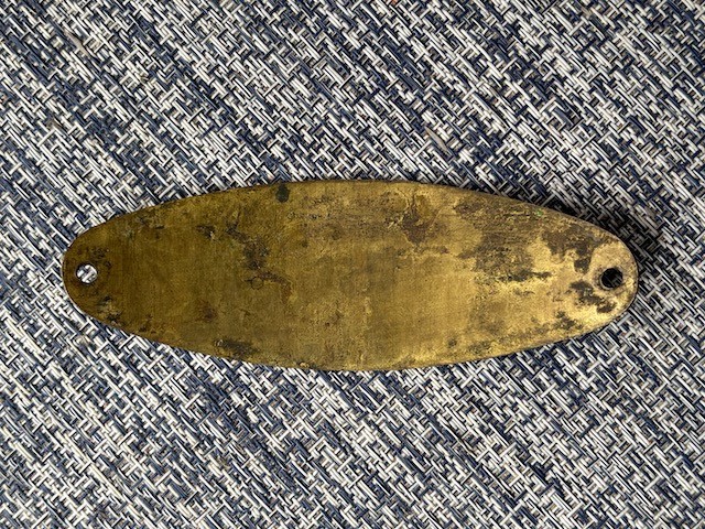 Vintage De Laval No 12 Cream Separator brass Enamel Tag plate