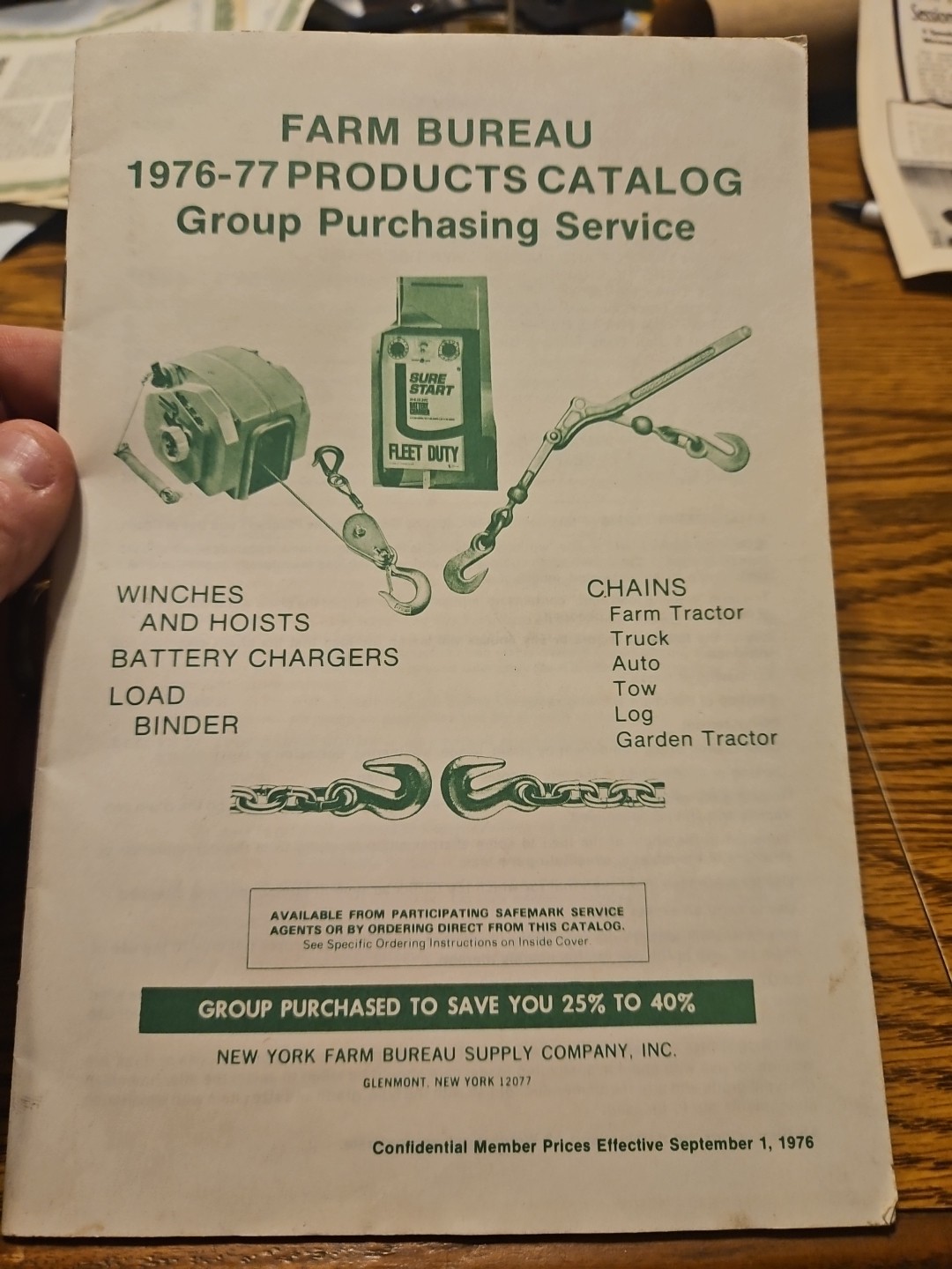 Vintage 1976 New York Farm Bureau Products Catalog Group Purchasing Service AG