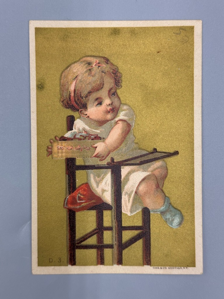 1880s Aultman Miller BUCKEYE MOWER Farm Advertising Trade Cards AKRON Ohio