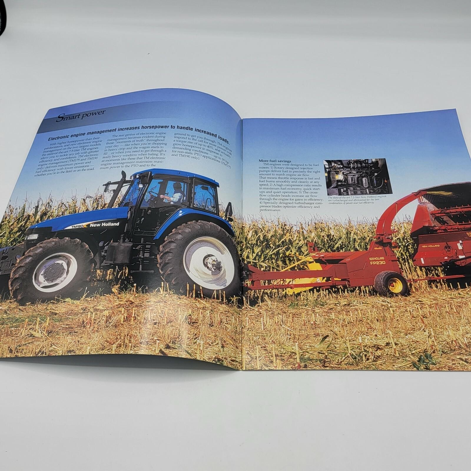 New Holland 95 to 160 PTO hp Tractors Sales Brochure TM120 TM130 TM140 – TM190