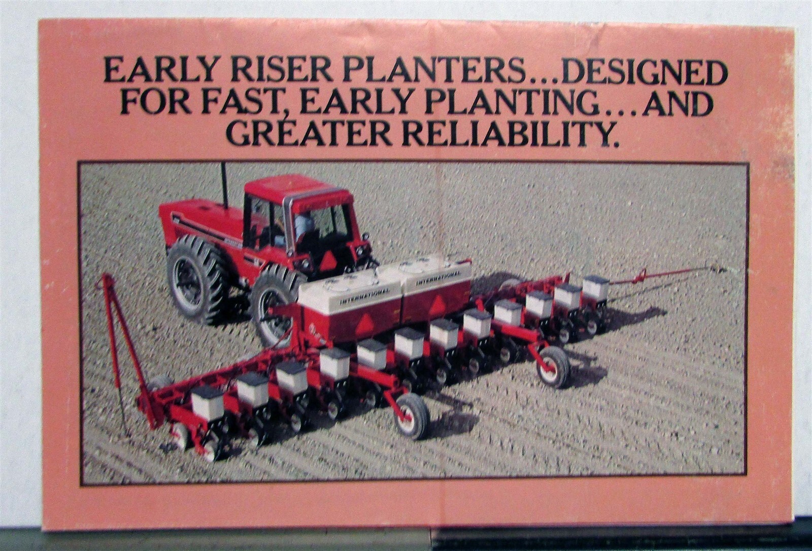 1982 International Harvester Early Riser Planter Specs Agriculture Brochure