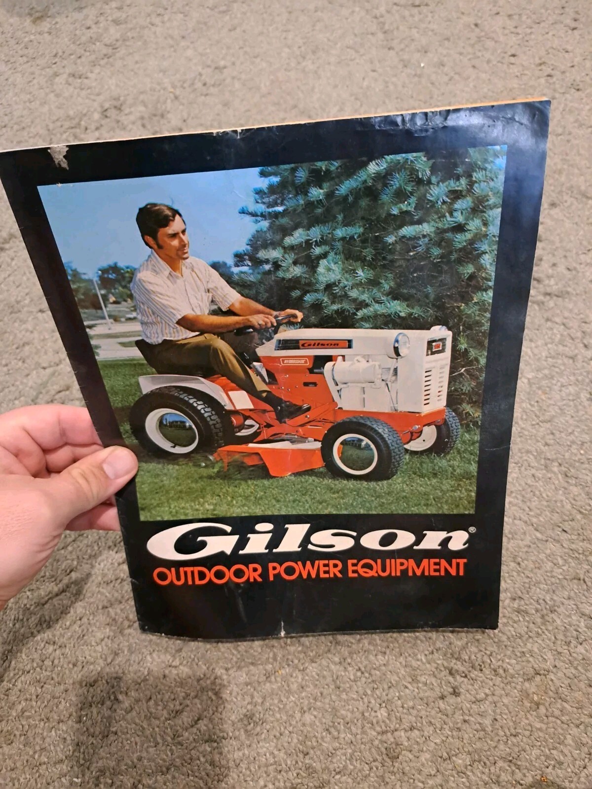 Vintage Gilson Outdoor Power Equipment Sales Brochure Lawn Tractors 1971