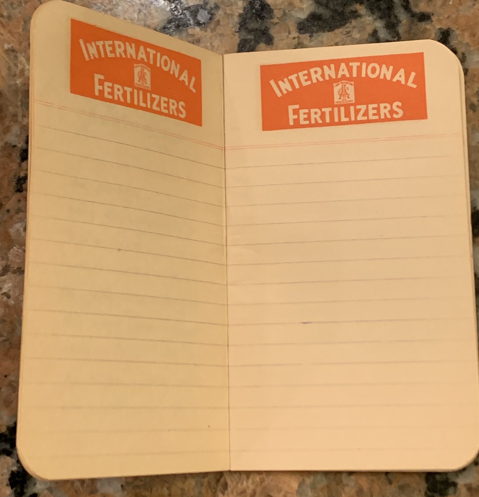 1939 international agricultural fertilizers notebook by 5.25” x 3”