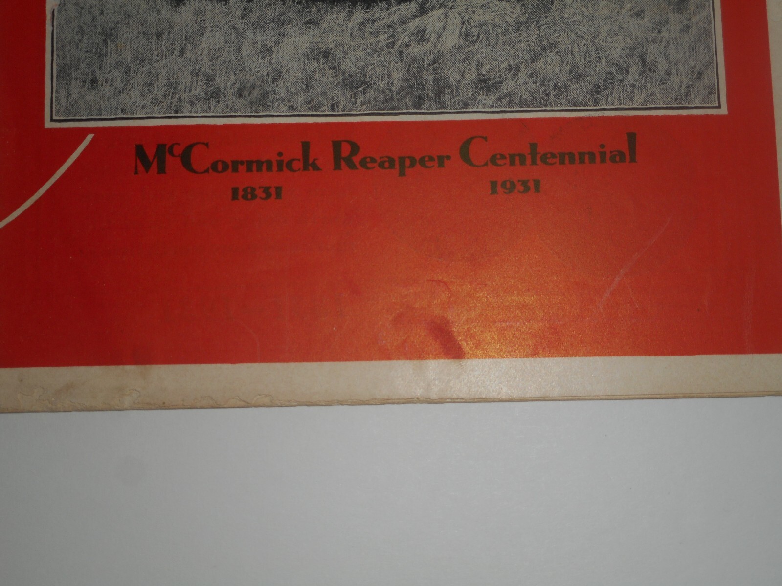 IH MCCORMIC DEERING REAPER CENTENNIAL 1831-1931 Grain Binders Sales Brochure