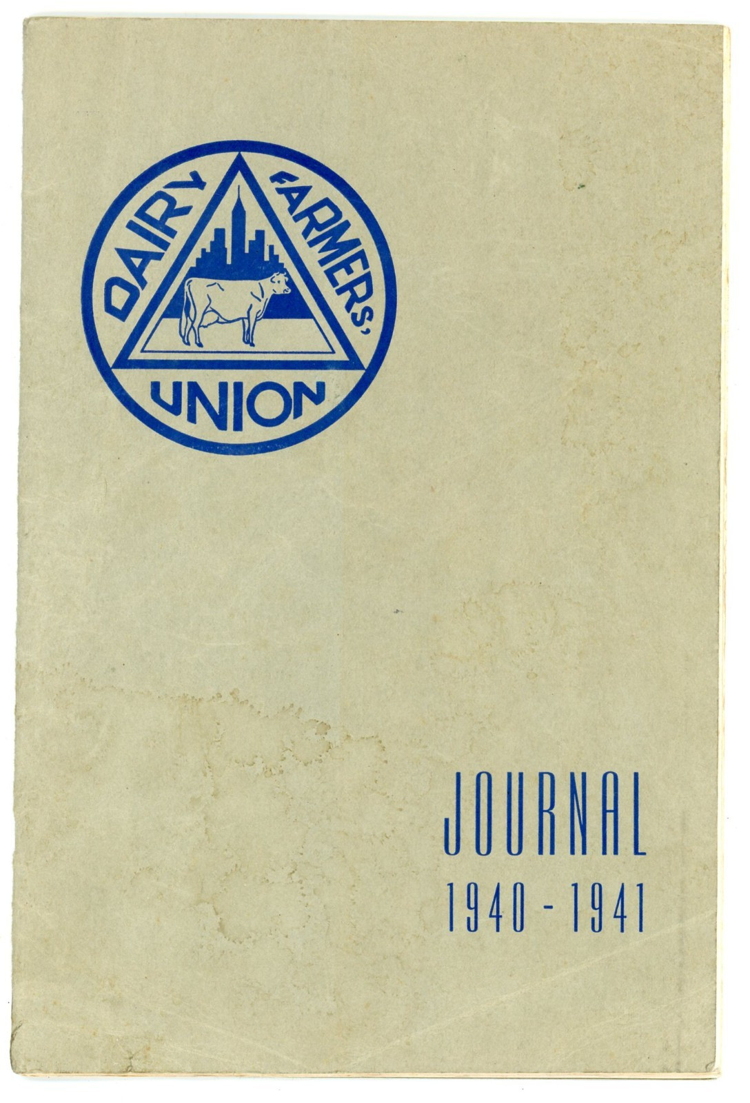 Dairy Farmers Union DFU 1940-41 Journal NYS Milk Plant & County photos local ads