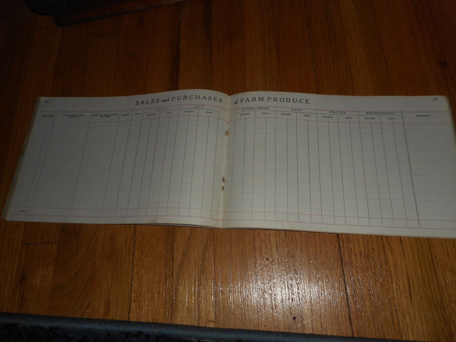 Antique One Minute Farm Record Income Tax Manual Book Advertising Sumner IA Bank