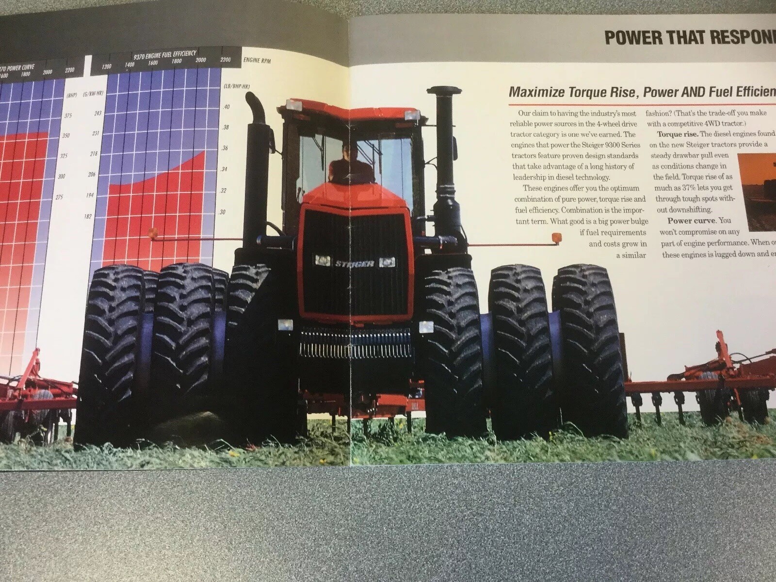 STEIGER 9300 SERIES 4WD 44 PAGES 1996 RARE SALES BROCHURE