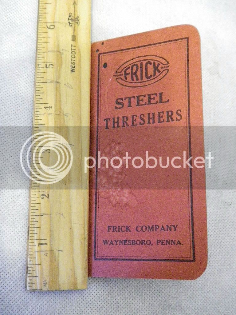 Vintage Frick Steel Threshers Mini Graph Paper Notebook booklet book journal