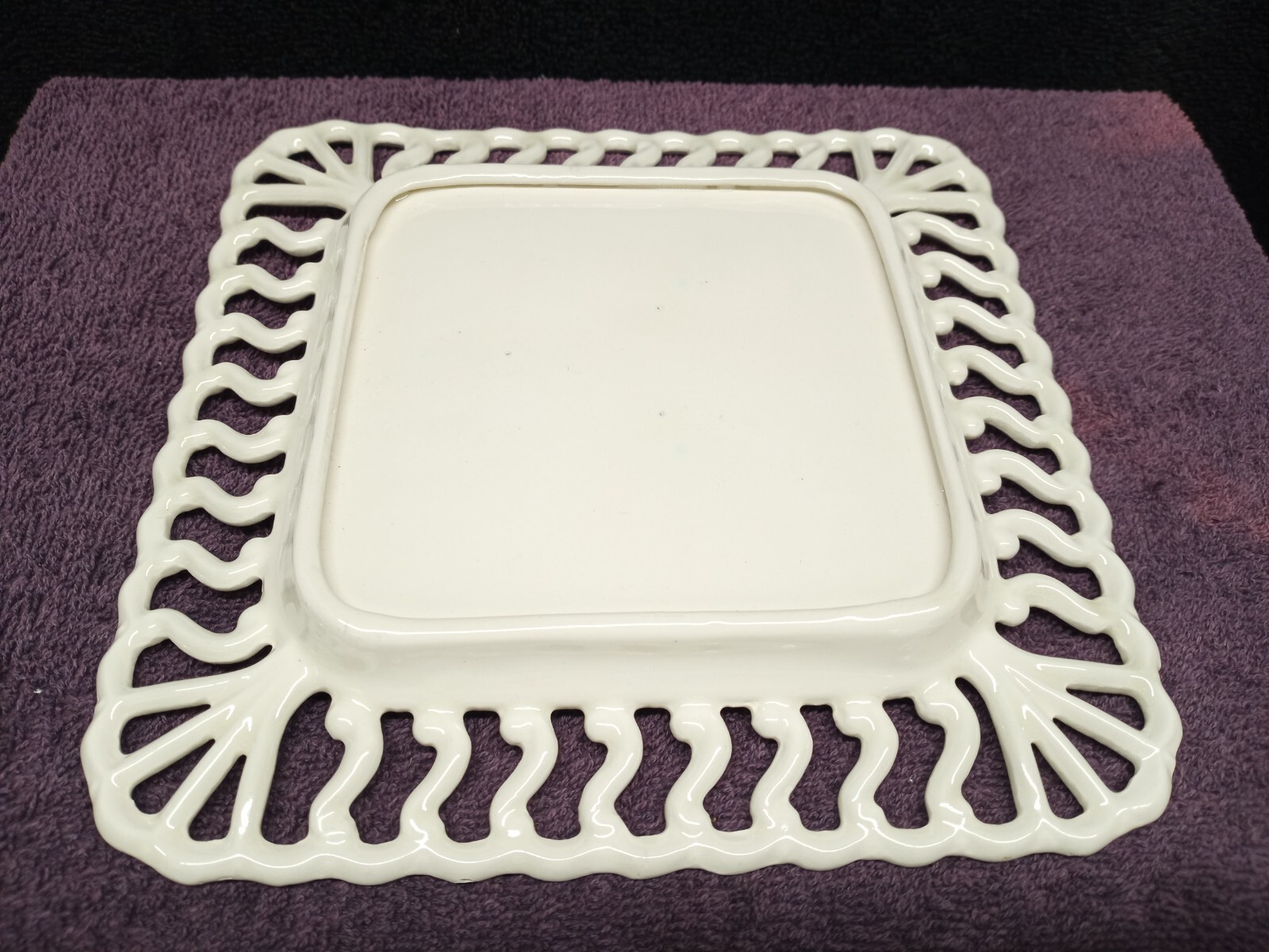 Vintage COOP DISH TRAY THE FARMERS COOP OIL ASSOC. MAPLETON IOWA