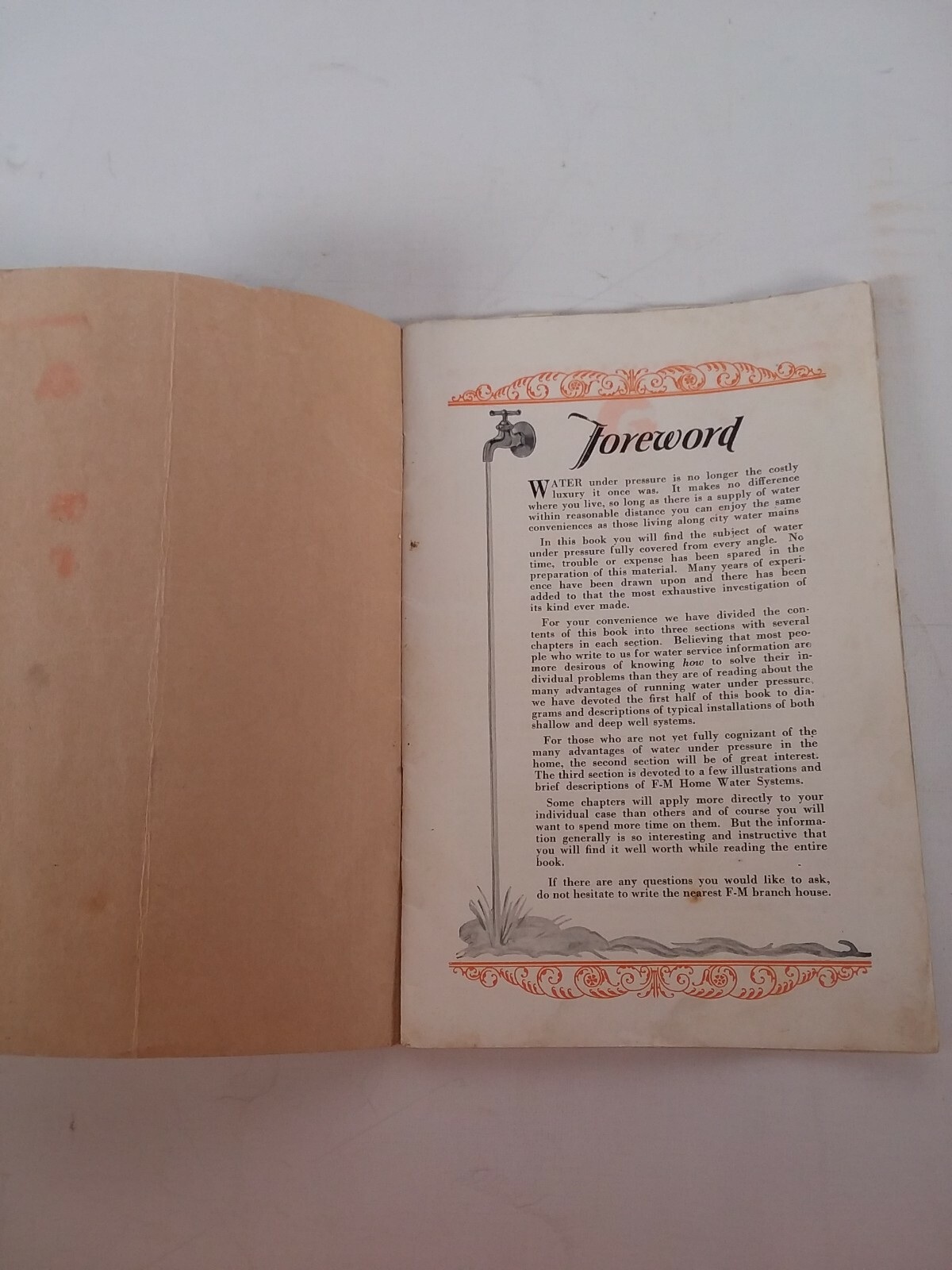 1929 Fairbanks Morse Home Water service catalog pamphlet vintage Lose page&rsquo;s
