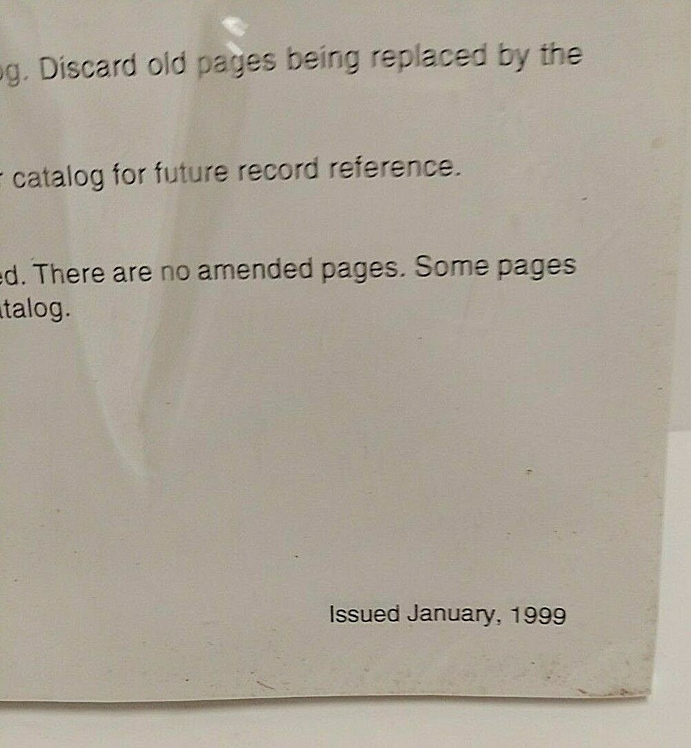1840 Uni-Loader Parts Catalog BUR 8-5373 Revision #2 1999