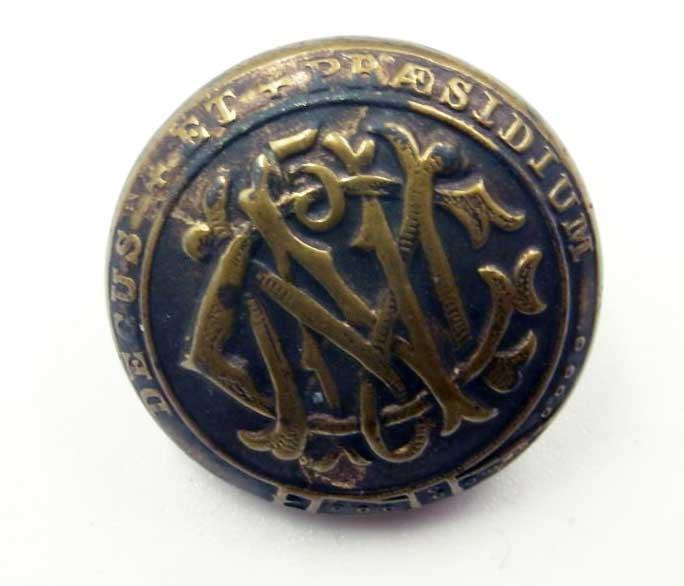 Post Civil War 175th Infantry Regiment Fifth Maryland Uniform Coat Button