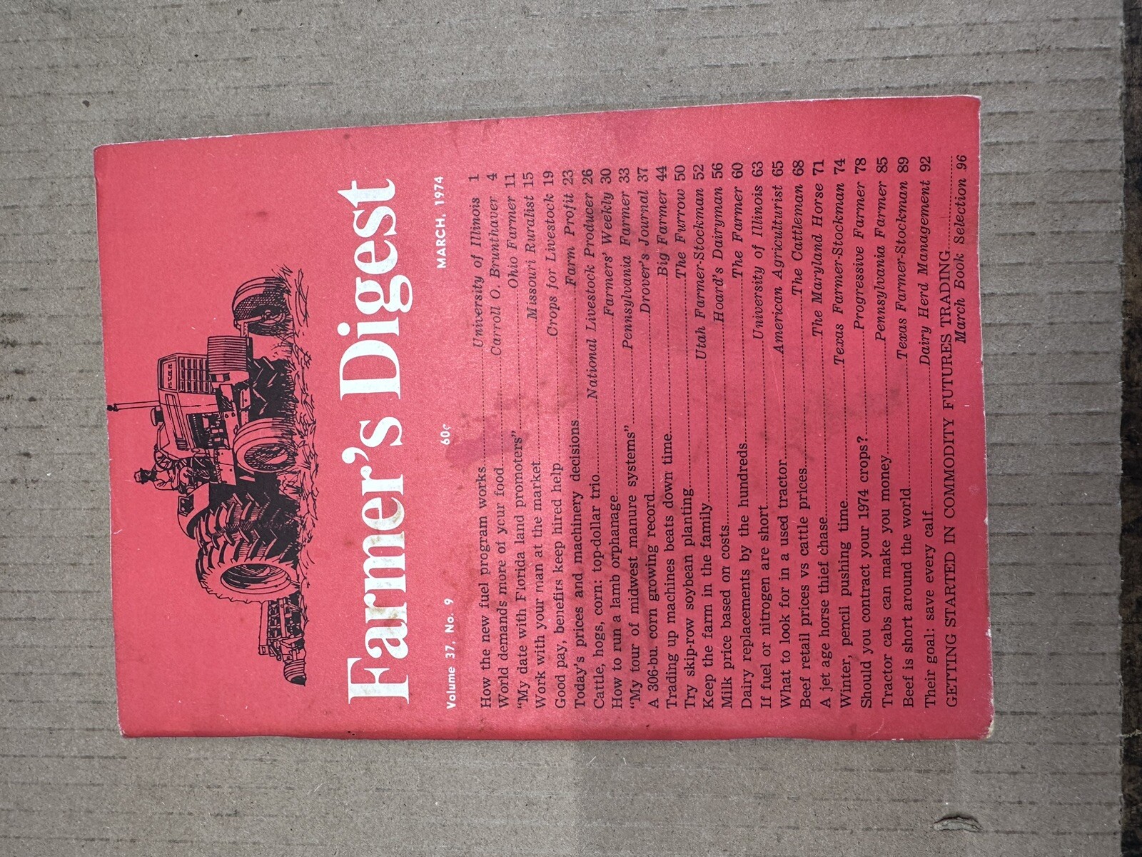 Collection Of Vintage FARMERS DIGEST- Assortment Of 1974