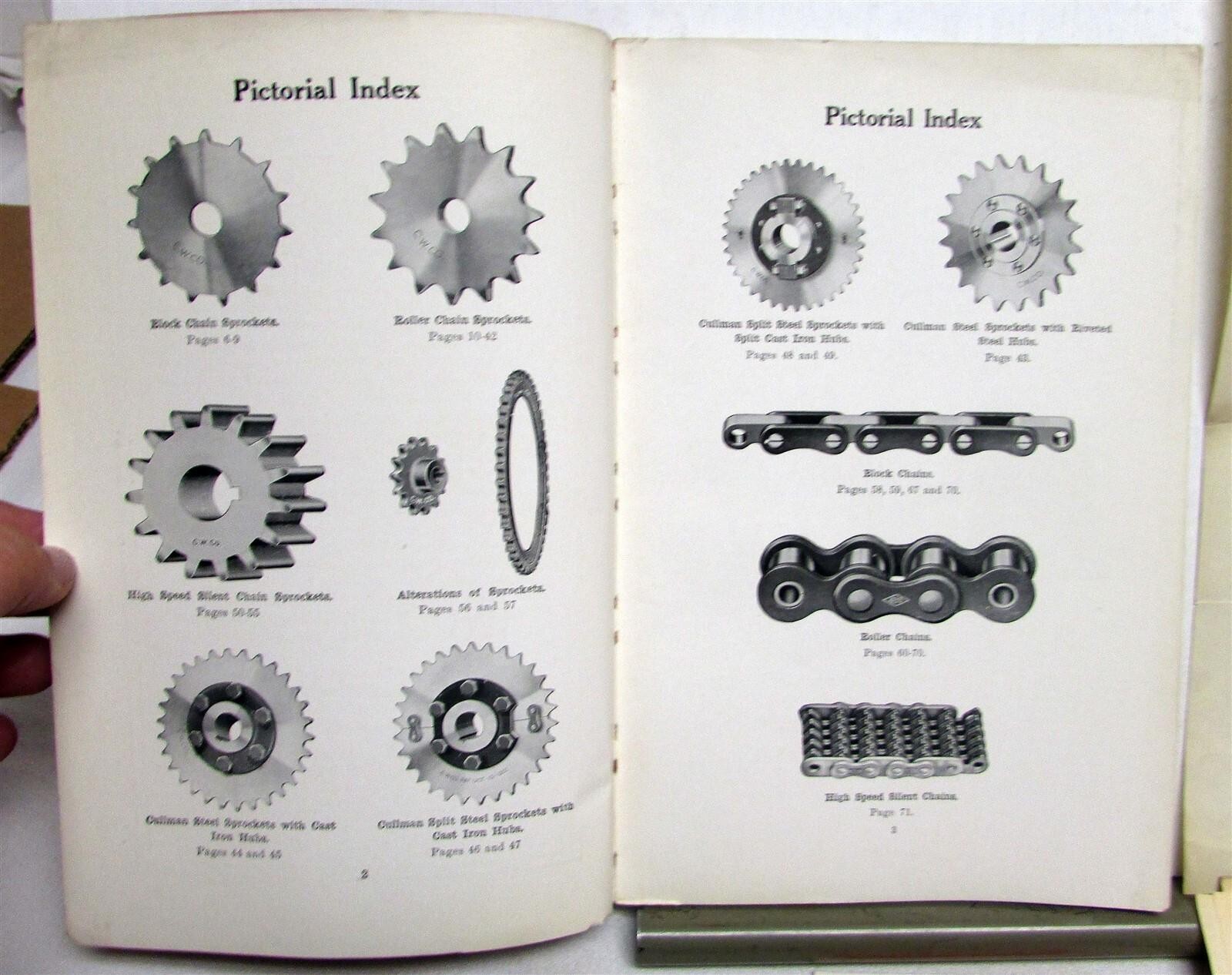 1931 Cullman Wheel Company Sprockets Pictorial Index Pricing Codes Catalogue