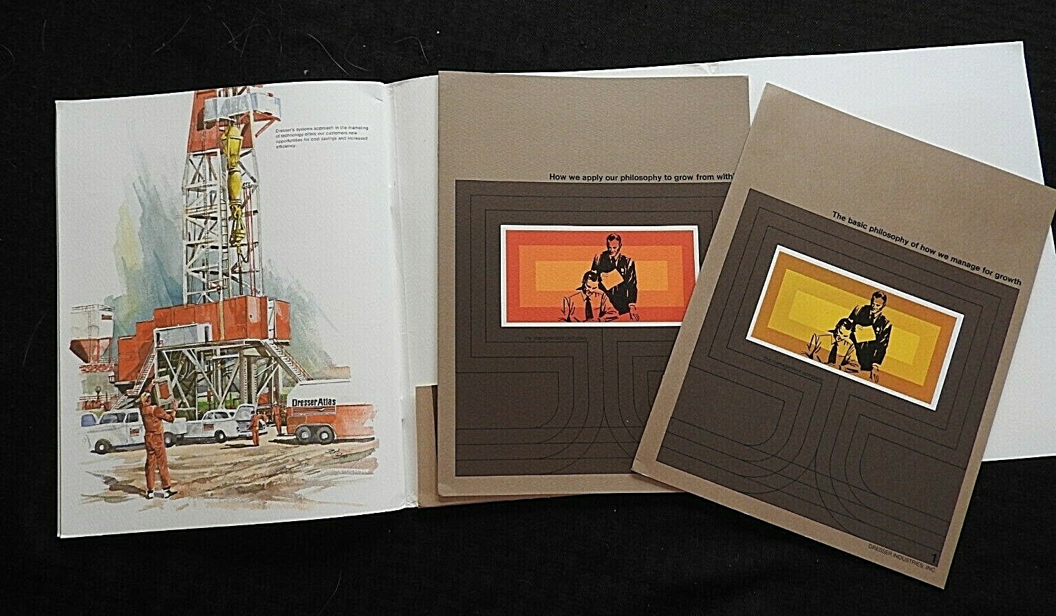 1969 1970 DRESSER INDUSTRIES ANNUAL REPORT STOCK HOLDER PORTFOLIO DALLAS TX NRMT