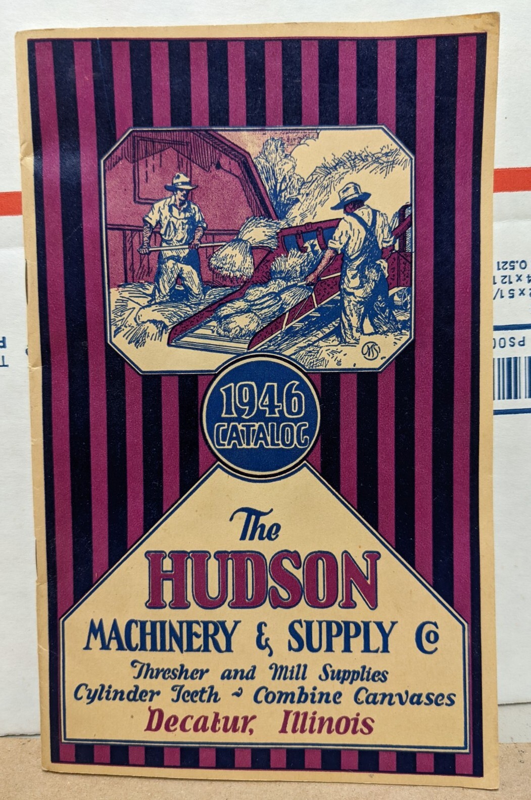 1946 Hudson Machinery & Supply Co Catalog Decatur Illinois IL Thresher Supplies