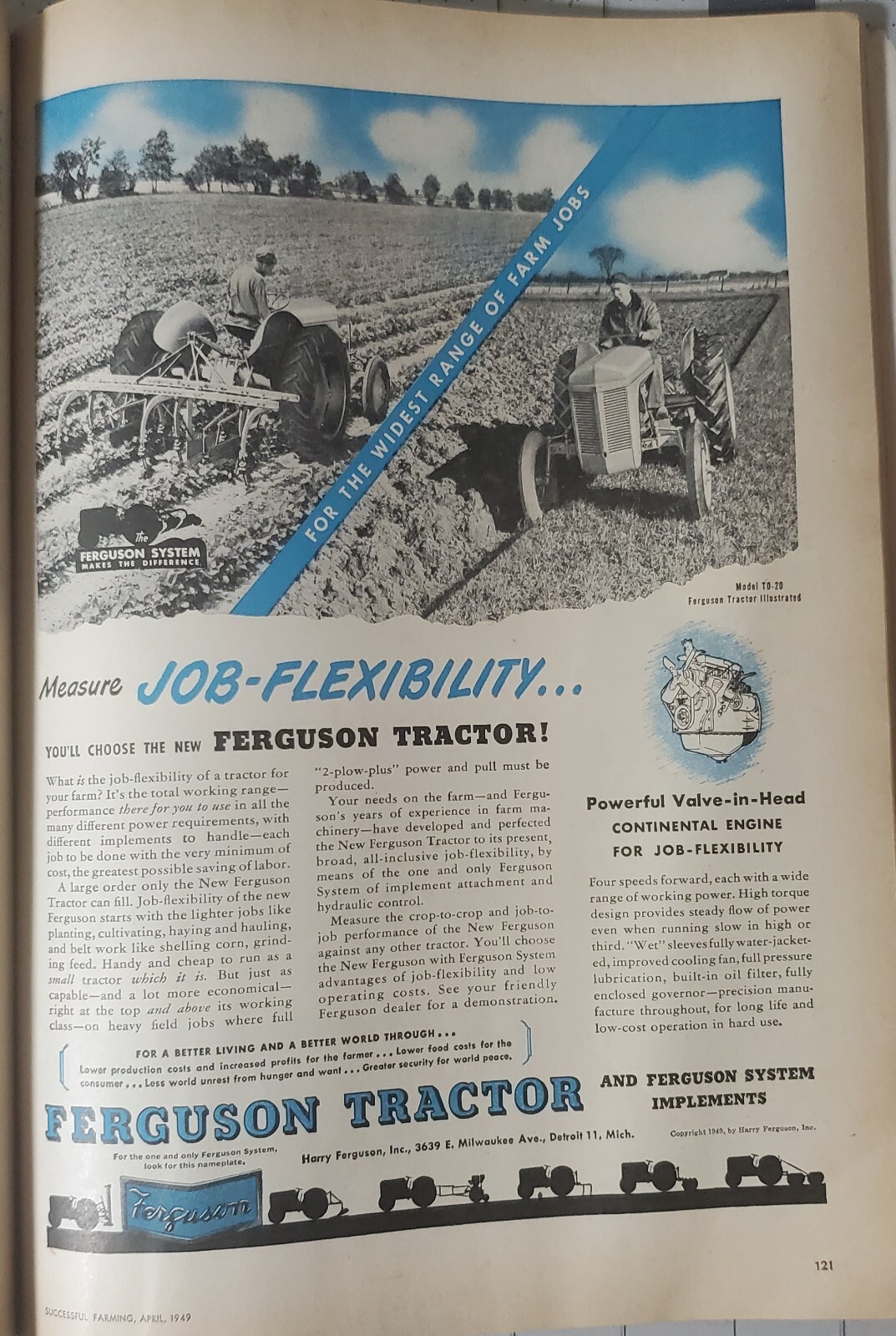 Successful Farming Magazine April 1949 Original