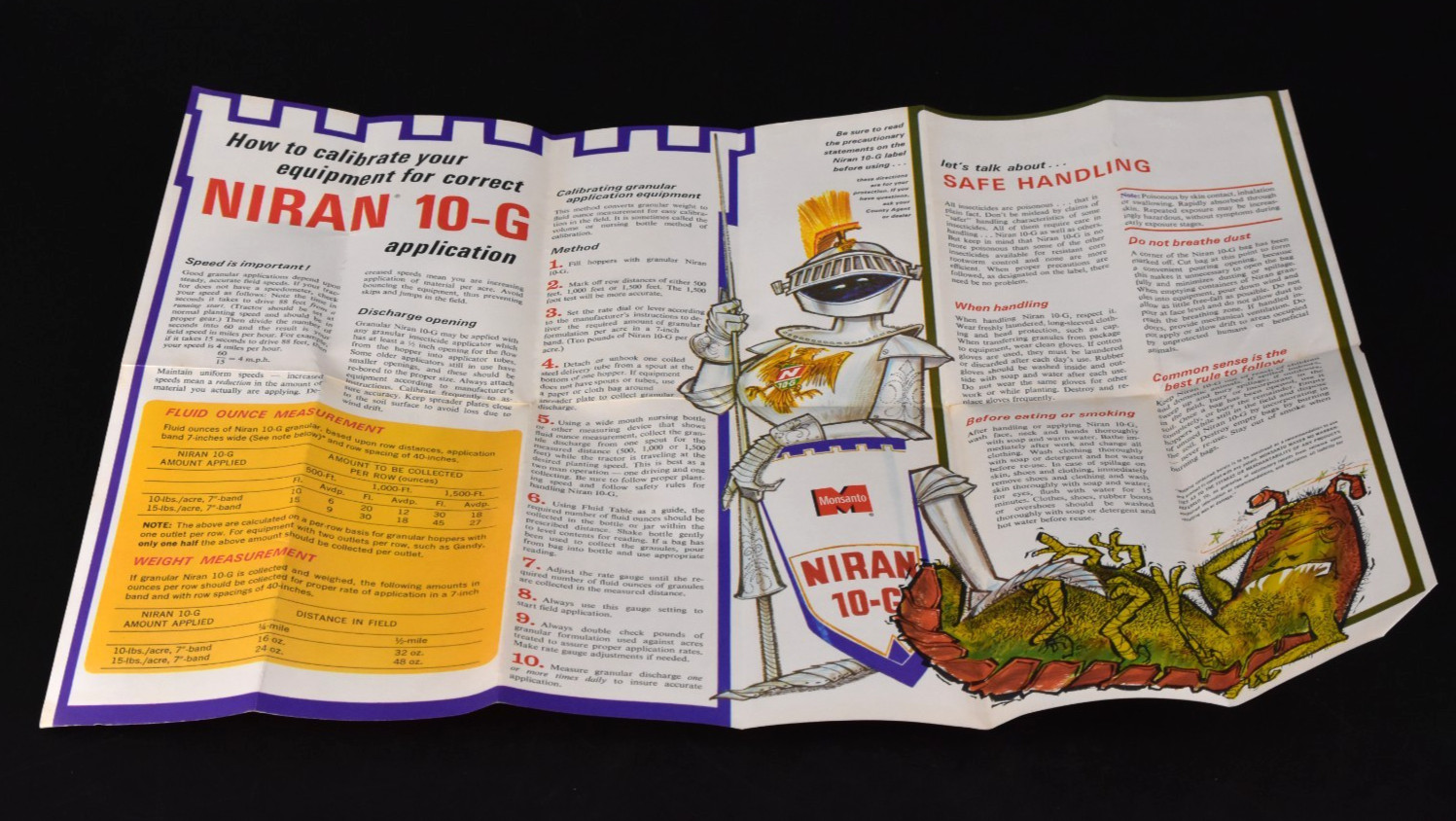 VTG Monsanto Ramrod Set of 3 Advertising Posters Brochures Farming Sorghum Corn