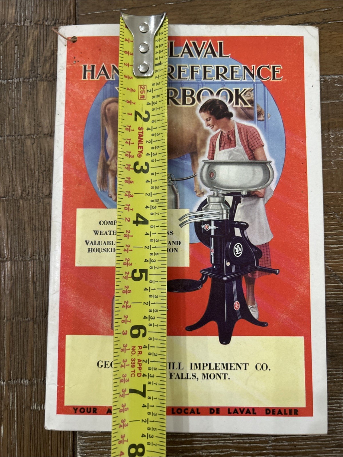 De Laval Handy Reference Yearbook 1941 George G Mill Implement Co. Montana.