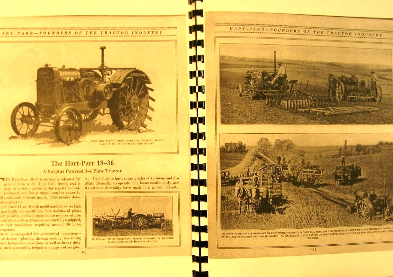 1923 Hart-Parr Sales Manual All of the New Models as well as the old 67 Pgs.