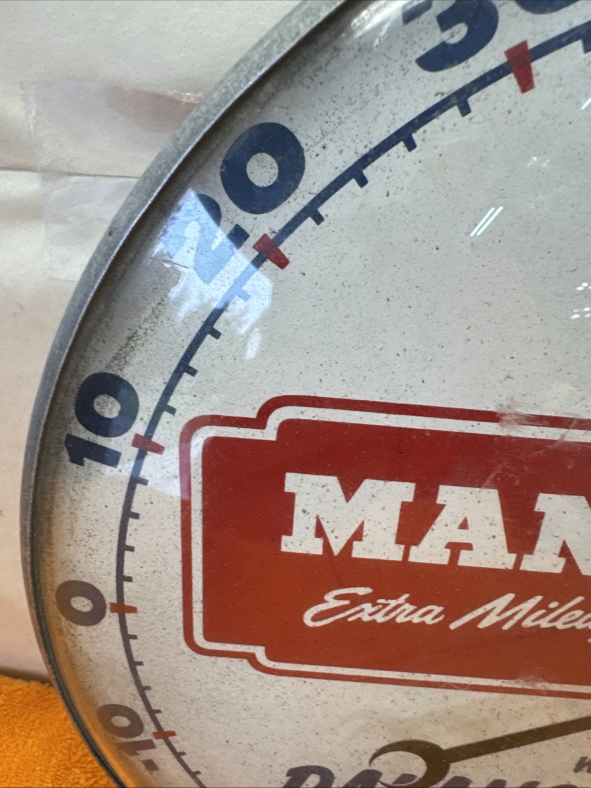 J- Vintage Mansfield Extra Mileage Tires With Balance Built In Round Thermostat