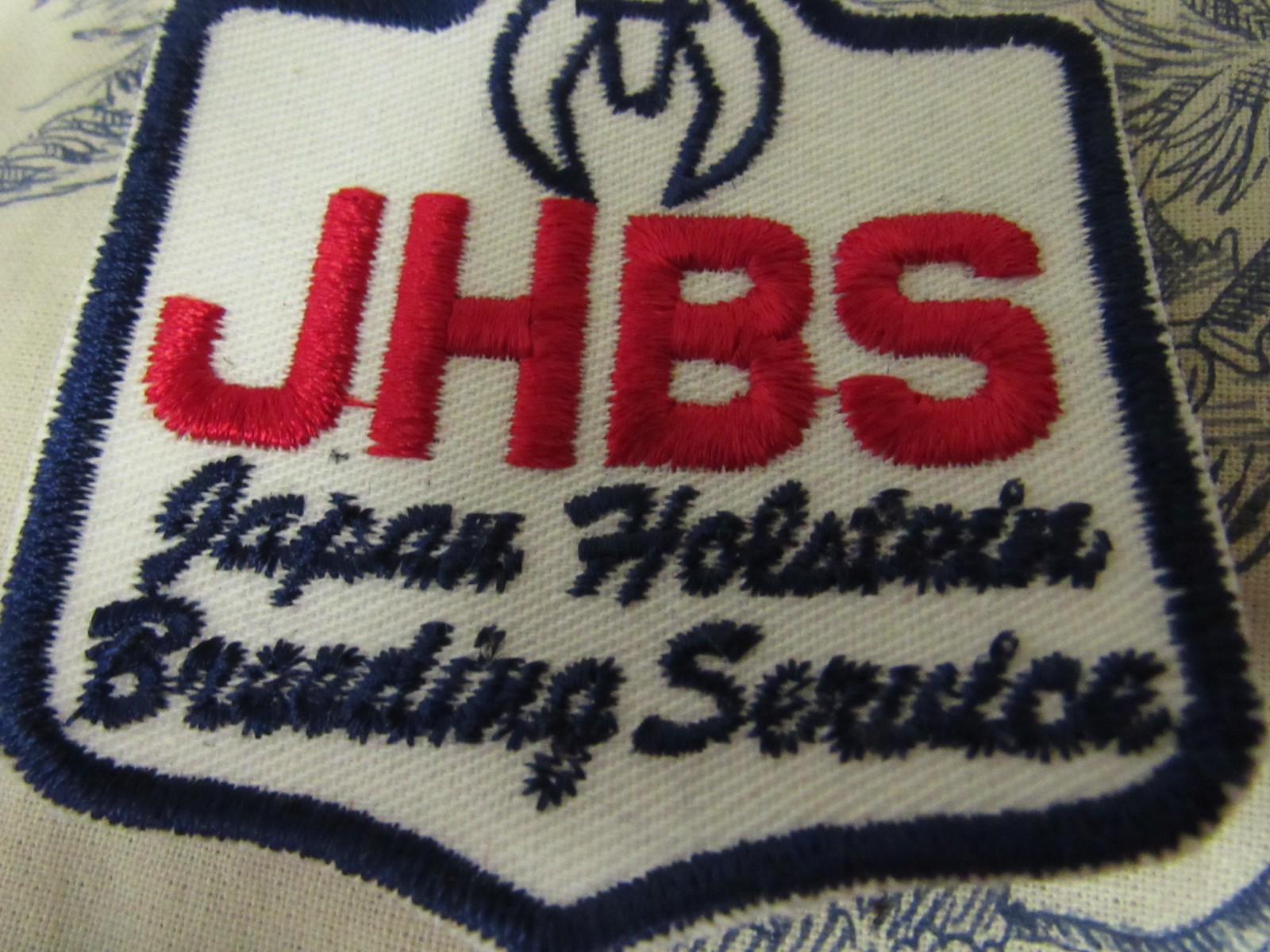 Vtg. « JHBS » Japan Holstein Breeding Service Employee Embroidered Patch