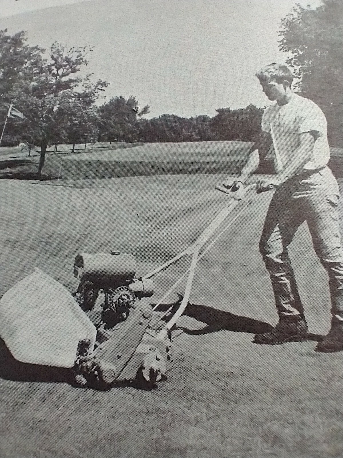 Vintage 1960&rsquo;s Jacobsen Golf Course greens Mower advertising Pamphlet