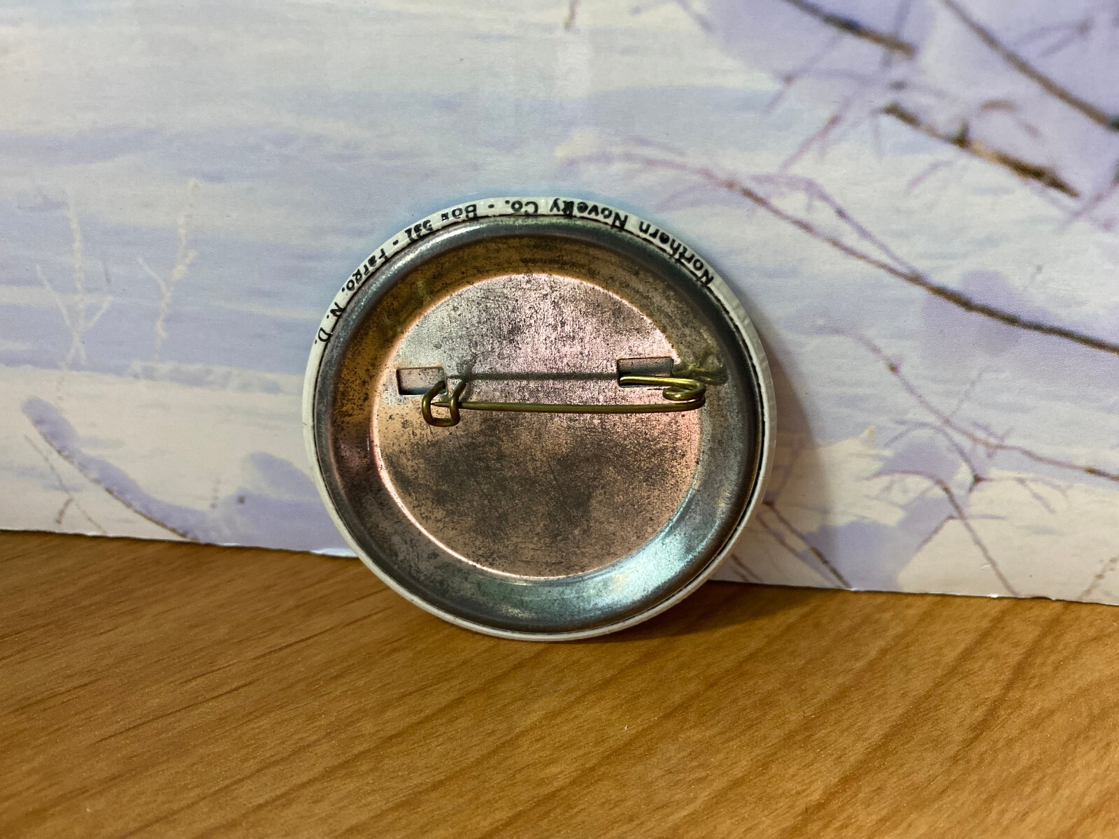 Vintage ALLEGHENY MOUNTAINEERS STEAM REUNION Pin 1974 ALUM BANK PA Engine Show