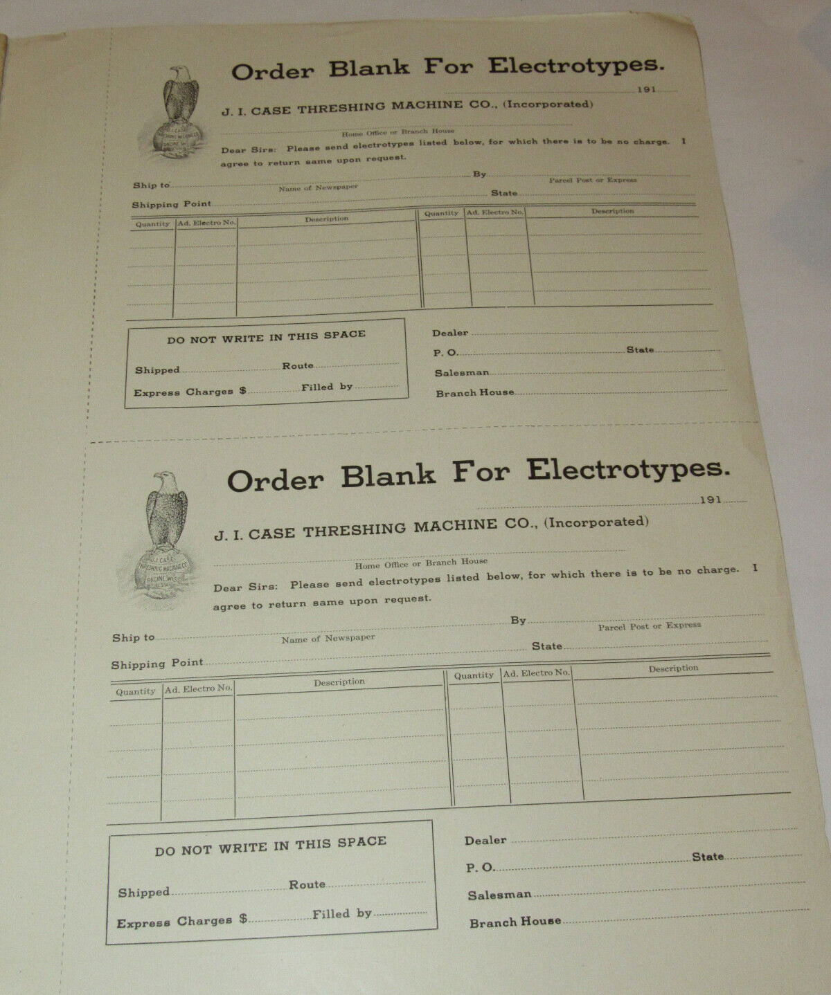 1914 JI CASE DEALER CONTEST BOOKLET! ELECTROTYPE CATALOG! TRACTORS/CARS/THRESHER