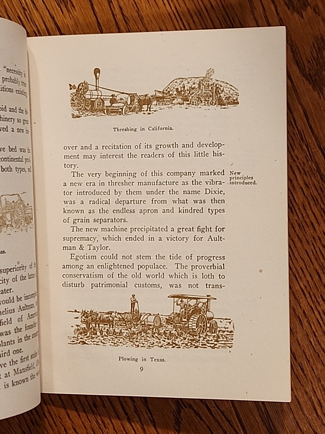Aultman & Taylor Development Of The Grain Thresher Testimonies Book