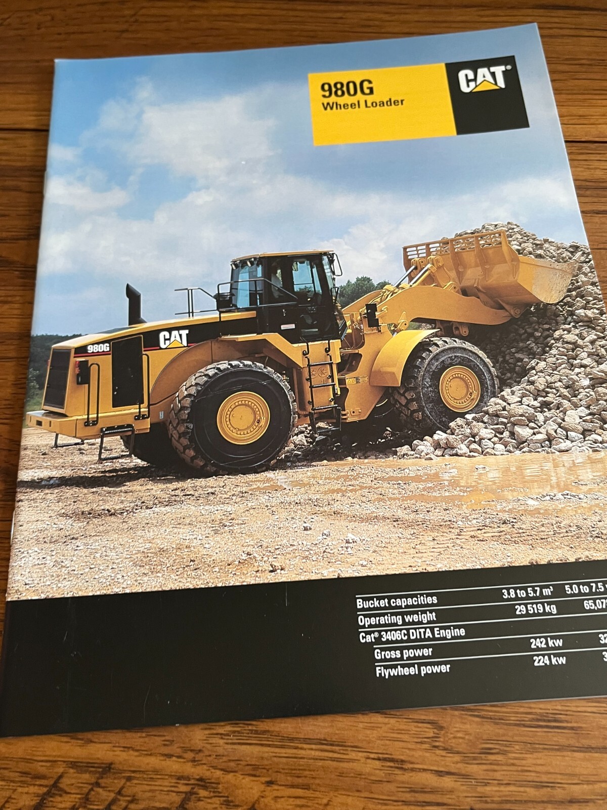 Caterpillar CAT 980G Wheel Loader Brochure FCCA