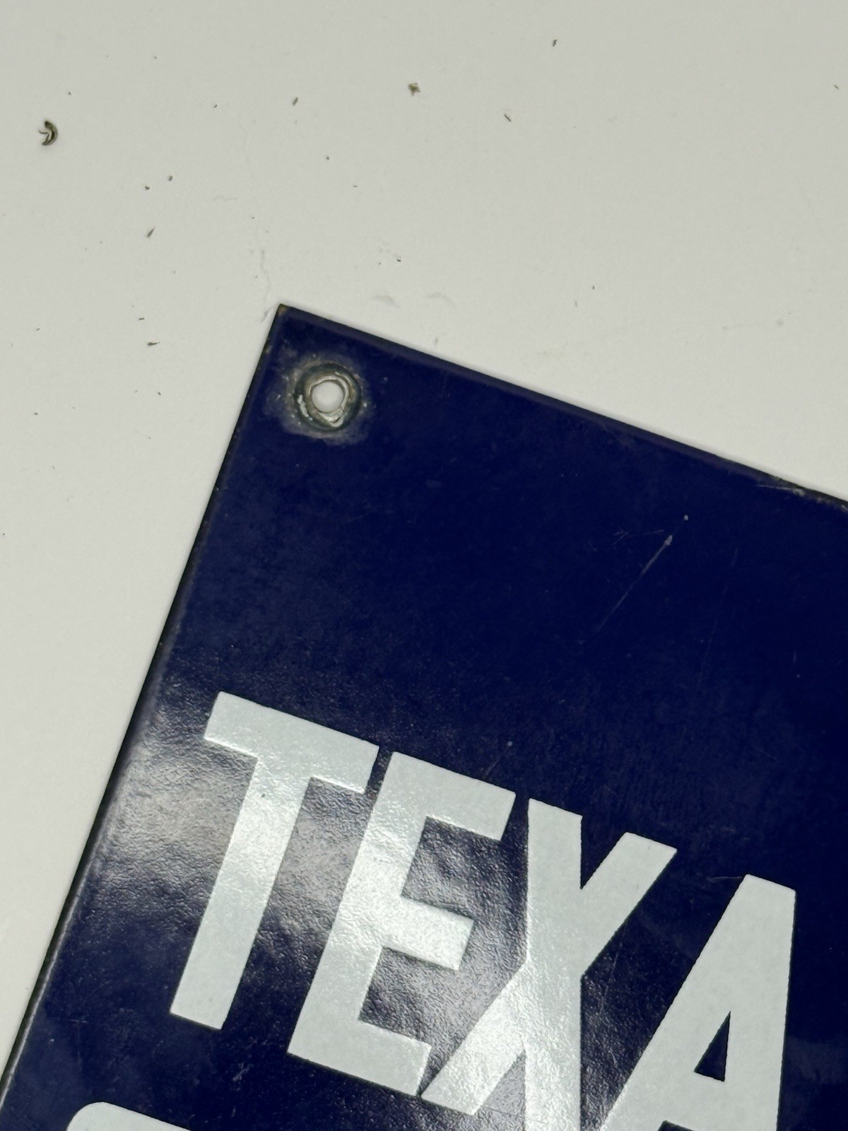 Vintage Porcelain Texas & Southwestern Cattle Raisers Ass’n Posted Sign TSCRA