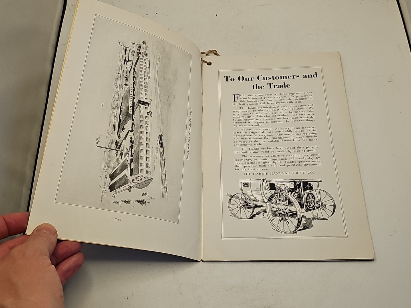 vintage hit miss hardie sprayer tractor avery catalog brochure 1920&rsquo;s