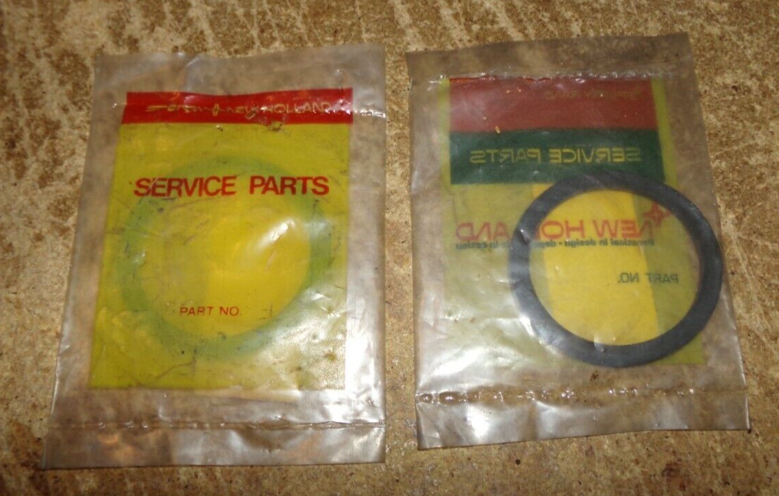 2-lot 60&rsquo;s-70&rsquo;s oem new holland equipment seals in the package new